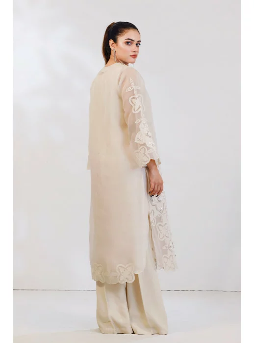 Luxe by Sahar Pret Embroidered Organza 3 Piece Moonlight Shimmer main image 1